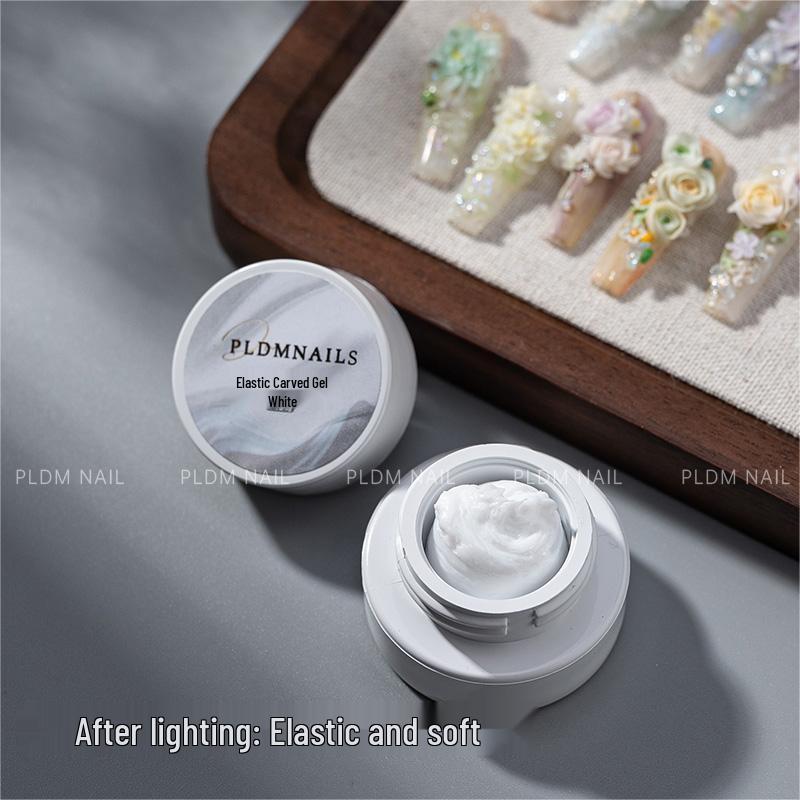 Xiaohongshu s Bestseller: Pure White Elastic 3D Carving Gel for Nail Art, No-Wipe Formula, Nail Salon Special.
Xiaohongshu s Bestseller: Pure White Elastic 3D Carving Gel for Nail Art, No-Wipe Formula, Nail Salon Special.