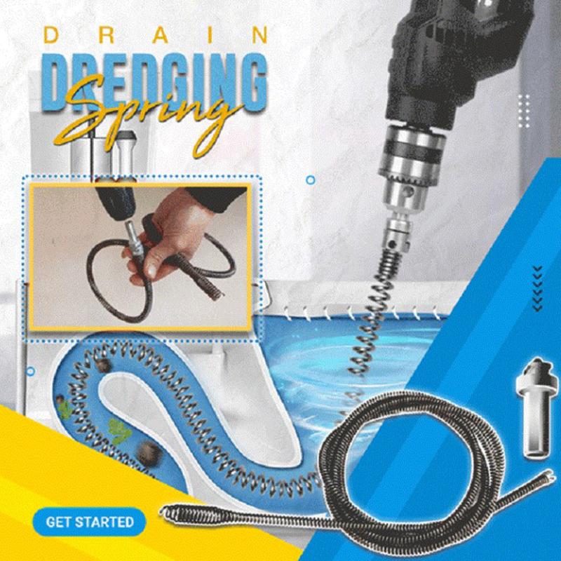 1M Drain Dredging Spring Sink Toilet Pipe Unblocker для очистки канализации, волос, дноуглубительный инструмент для профессиональных труб, прочистка стоков
1M Drain Dredging Spring Sink Toilet Pipe Unblocker для очистки канализации, волос, дноуглубительный инструмент для профессиональных труб, прочистка стоков