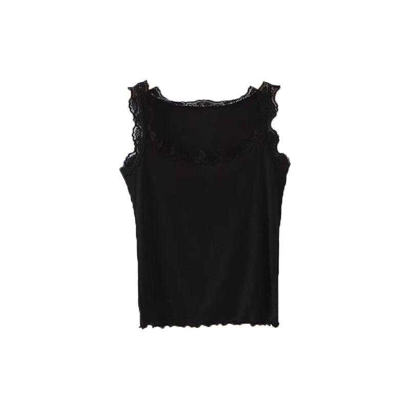 Retro Korean Lace Trim Camisole: Women s Elegant, Slimming Tank with Wide Straps and Stretchy Fit Medium чорний
Retro Korean Lace Trim Camisole: Women s Elegant, Slimming Tank with Wide Straps and Stretchy Fit Medium чорний