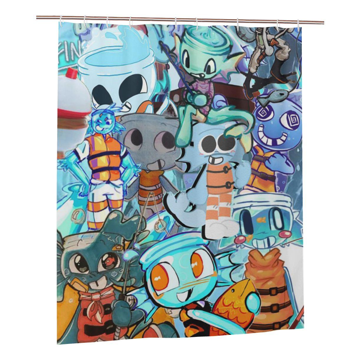 Finn Cartoon Novelty Dandy S World Shower Curtain Bathroom Polyester Waterproof Bath Curtains With Hooks W60H190(CM)-1 Pcs
Finn Cartoon Novelty Dandy S World Shower Curtain Bathroom Polyester Waterproof Bath Curtains With Hooks W60H190(CM)-1 Pcs