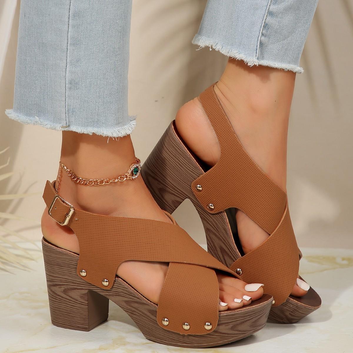 2024 new foreign trade open-toed European and American large-size round head belt buckle cross one-word women s high-heeled sandals 36 чёрный
2024 new foreign trade open-toed European and American large-size round head belt buckle cross one-word women s high-heeled sandals 36 чёрный