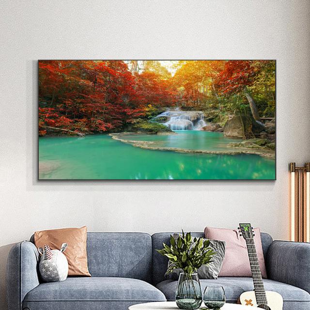Пейзаж, природный водопад, холст, картины, зеленое дерево, вода, река, пейзажи, постеры и принты для гостиной, настенный художественный декор 20x40cm Unframed
Пейзаж, природный водопад, холст, картины, зеленое дерево, вода, река, пейзажи, постеры и принты для гостиной, настенный художественный декор 20x40cm Unframed