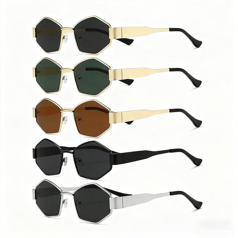 5 Piece Set Sunglasses Fashion Classic Metal Men Women Sun Glasses Trendy Polygonal Eyewear Outdoor Accessory Wholesale
5 Piece Set Sunglasses Fashion Classic Metal Men Women Sun Glasses Trendy Polygonal Eyewear Outdoor Accessory Wholesale