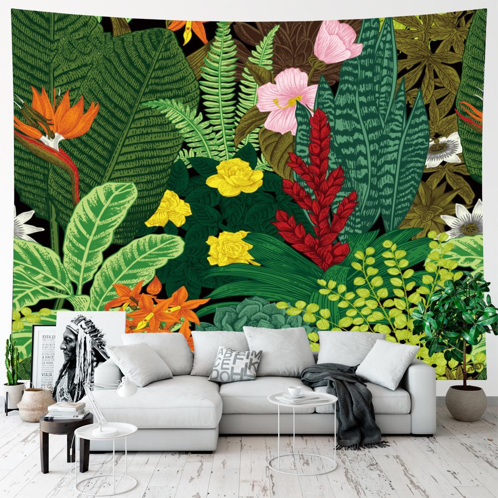 Гобелен с растениями, настенное украшение для комнаты, тропические листья, цветок, пейзаж, гобелен, фон, домашний декор для спальни 100X75CM
Гобелен с растениями, настенное украшение для комнаты, тропические листья, цветок, пейзаж, гобелен, фон, домашний декор для спальни 100X75CM