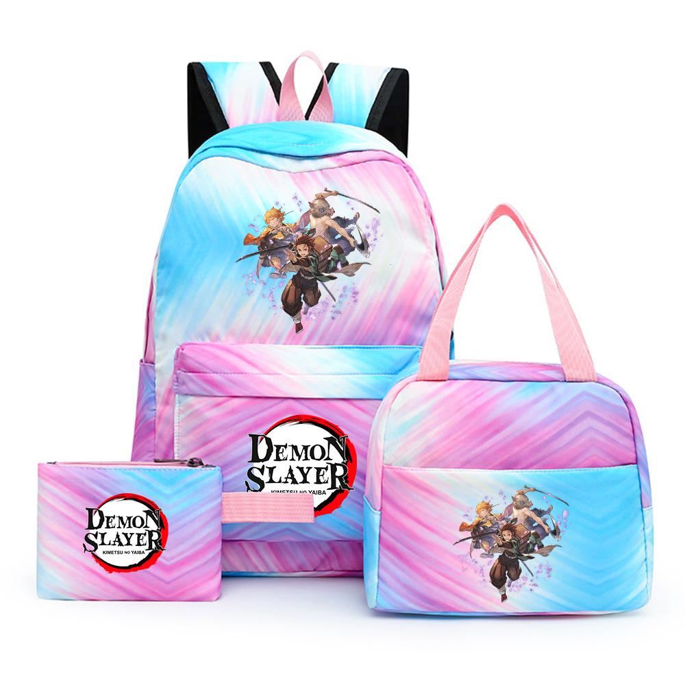 3Pcs/set Anime Demon Slayer Printed Backpack with Lunch Bag Pencil Case for Teenager Girl Boy Large Capacity Waterproof Bookbag Gift
3Pcs/set Anime Demon Slayer Printed Backpack with Lunch Bag Pencil Case for Teenager Girl Boy Large Capacity Waterproof Bookbag Gift