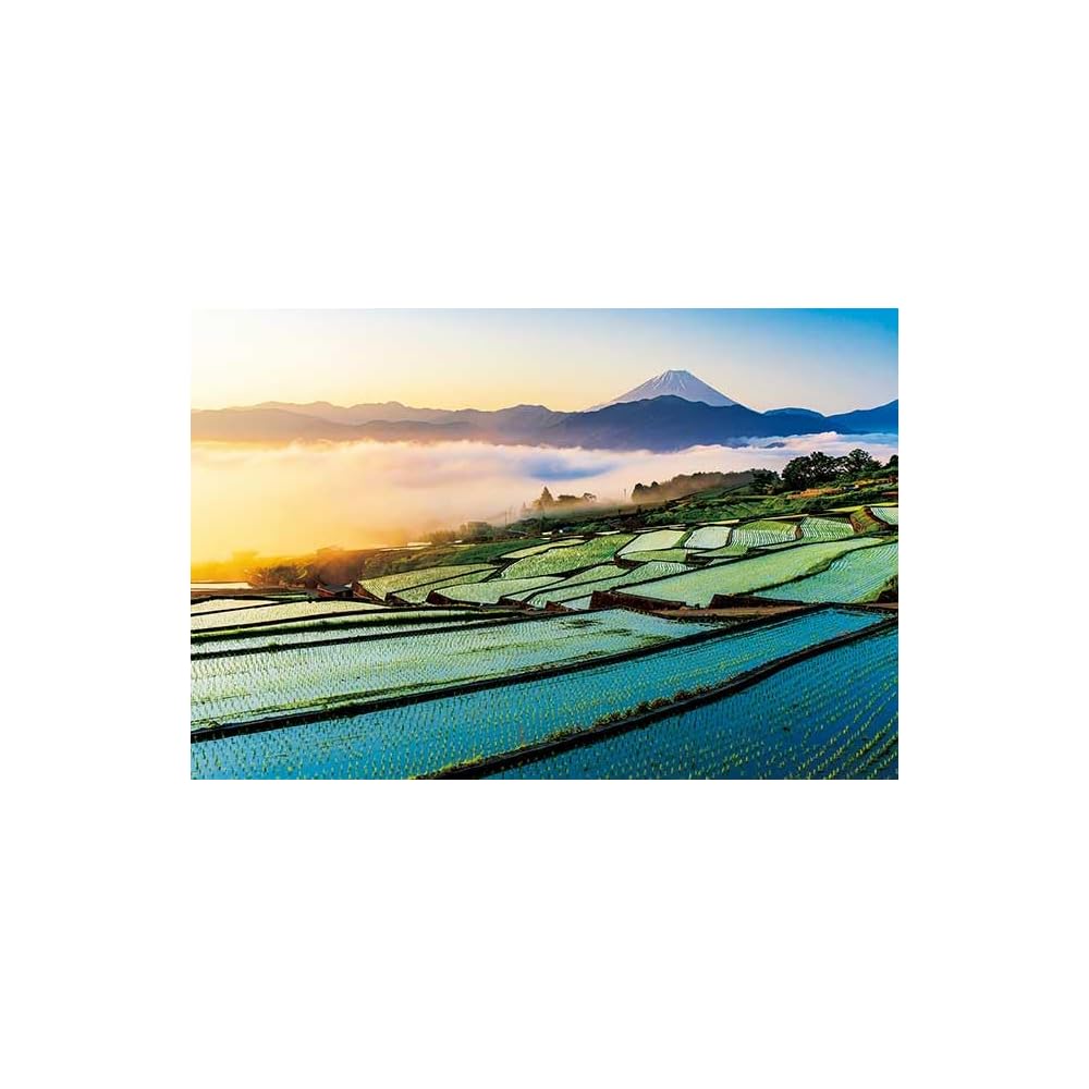 Appleone Jigsaw Puzzle 1000 Pieces Sunrise Fuji and Terraced Rice Fields 75x50cm Made in Japan
Appleone Jigsaw Puzzle 1000 Pieces Sunrise Fuji and Terraced Rice Fields 75x50cm Made in Japan