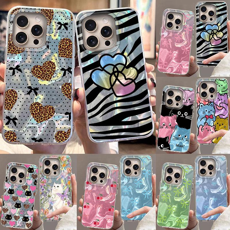 Case For IPhone 14 15 Plus Pro Max 5G Phone Cover Gradient Color Fashionable Cute Cat Leopard Print Bumper Soft For IPhone 16 iPhone 14 Plus білий
Case For IPhone 14 15 Plus Pro Max 5G Phone Cover Gradient Color Fashionable Cute Cat Leopard Print Bumper Soft For IPhone 16 iPhone 14 Plus білий