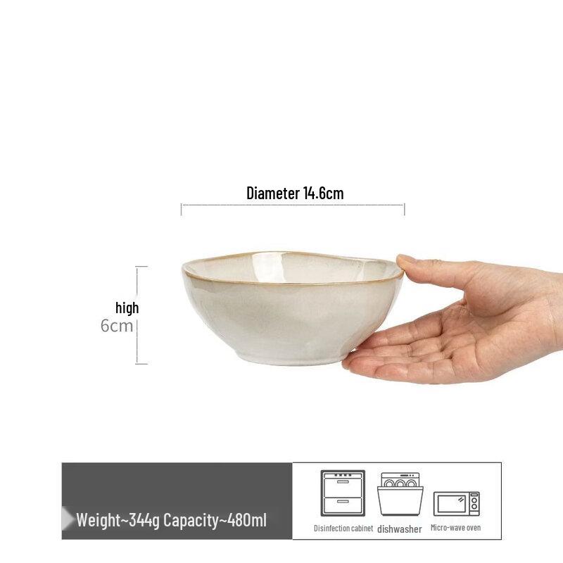 Abay Luoqing 5.7-inch White Ceramic Salad Bowls (Set of 3, Imperfect)
Abay Luoqing 5.7-inch White Ceramic Salad Bowls (Set of 3, Imperfect)