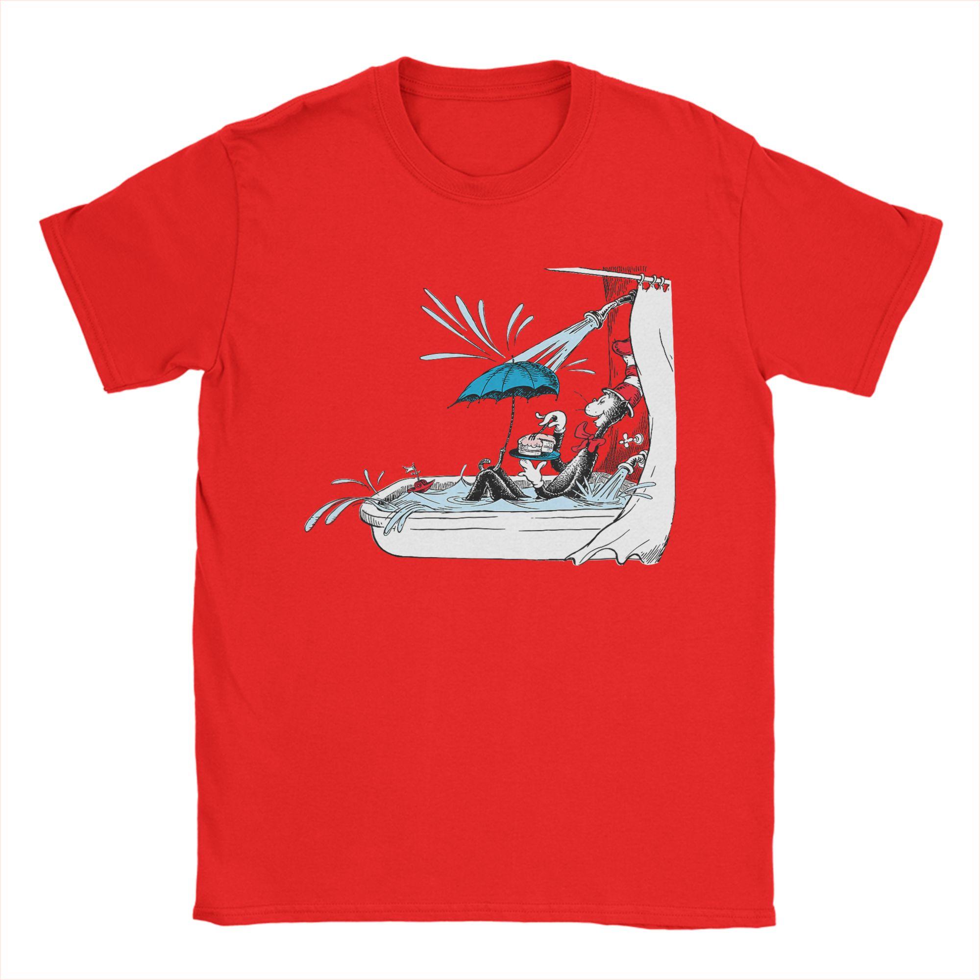 Streetwear T-Shirt Summer Dr. Seuss Cake in The Tub Cool T Shirts Cotton Tshirt for Unisex Y2K Fun Plus Size Short Sleeve Tees S
Streetwear T-Shirt Summer Dr. Seuss Cake in The Tub Cool T Shirts Cotton Tshirt for Unisex Y2K Fun Plus Size Short Sleeve Tees S