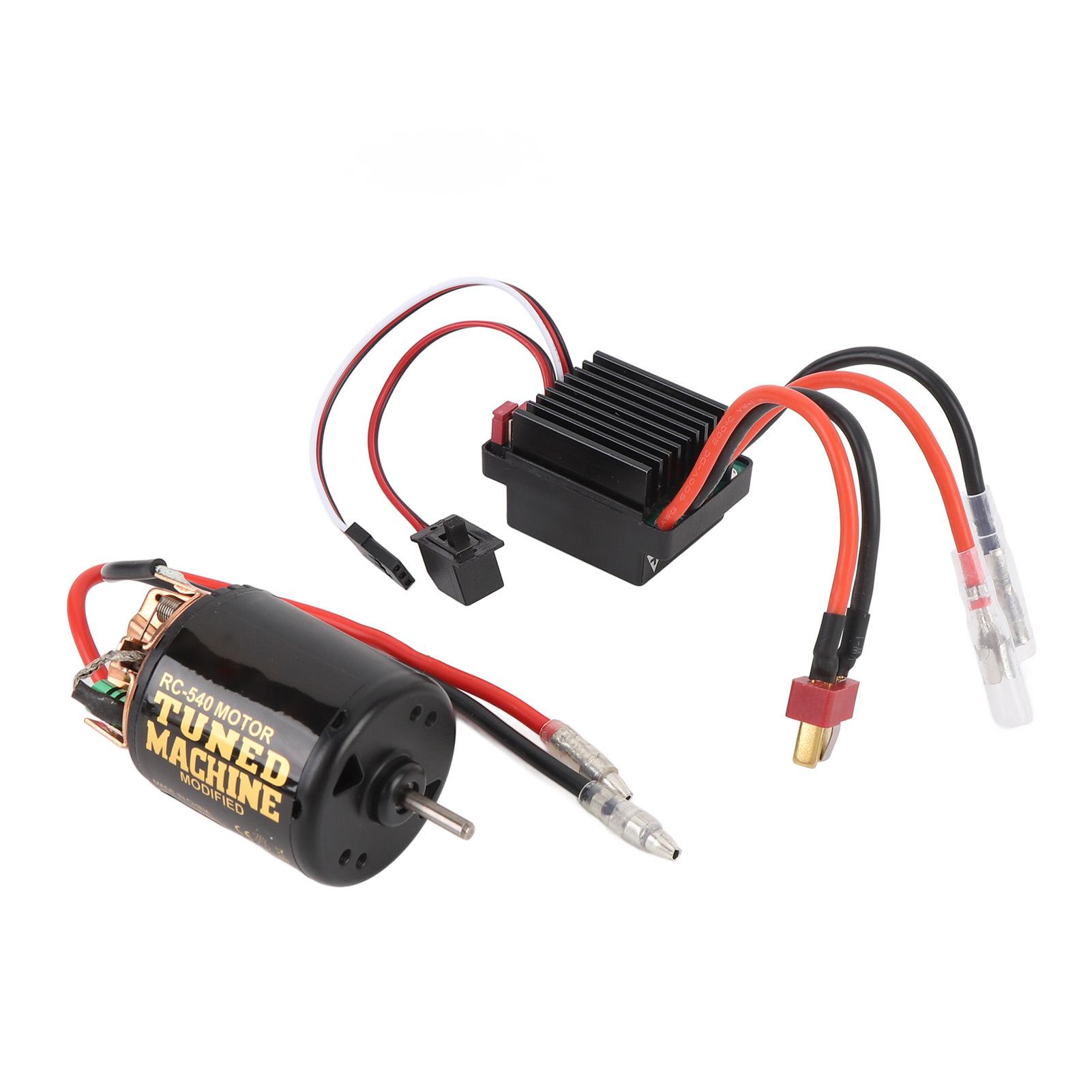 RC Brush Motor with ESC External Carbon Brush Water Resistant Welded Cable T Plug 540 Brushed Motor
RC Brush Motor with ESC External Carbon Brush Water Resistant Welded Cable T Plug 540 Brushed Motor