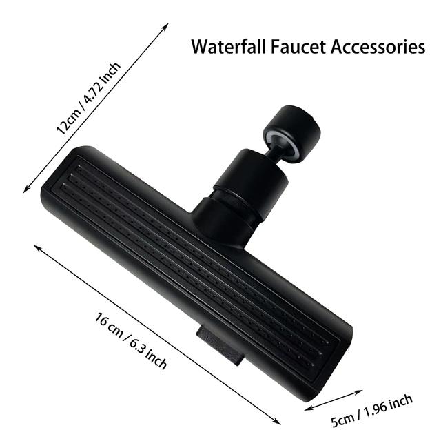 Waterfall Faucet 360° Swivel 3 Modes Kitchen Faucet 22mm Thread Anti-Splash Rotary Conversions Bubbler Booster Extension чорний
Waterfall Faucet 360° Swivel 3 Modes Kitchen Faucet 22mm Thread Anti-Splash Rotary Conversions Bubbler Booster Extension чорний