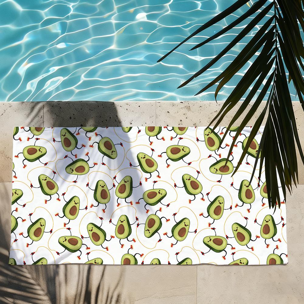 Cute Avocado Green Towel Shower Sauna Travel Spa Quick Dry Gym Accessories Soft Large Beach Towels W40*H60(CM)
Cute Avocado Green Towel Shower Sauna Travel Spa Quick Dry Gym Accessories Soft Large Beach Towels W40*H60(CM)