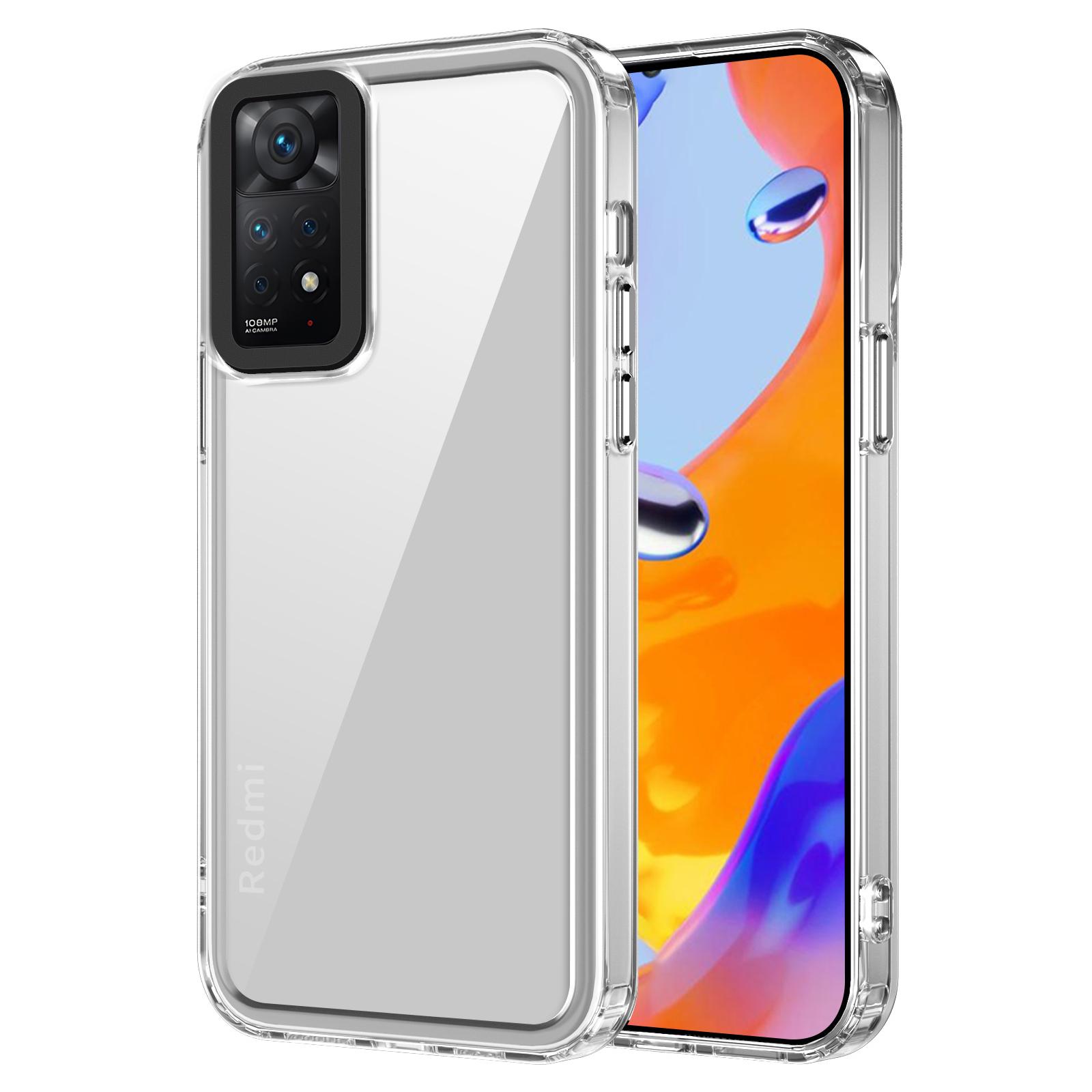 For Xiaomi Redmi Note 11 Pro 5G (Qualcomm)/11 Pro 4G (MediaTek)/Note 12 Pro 4G PC+TPU Clear Case Transparent
For Xiaomi Redmi Note 11 Pro 5G (Qualcomm)/11 Pro 4G (MediaTek)/Note 12 Pro 4G PC+TPU Clear Case Transparent