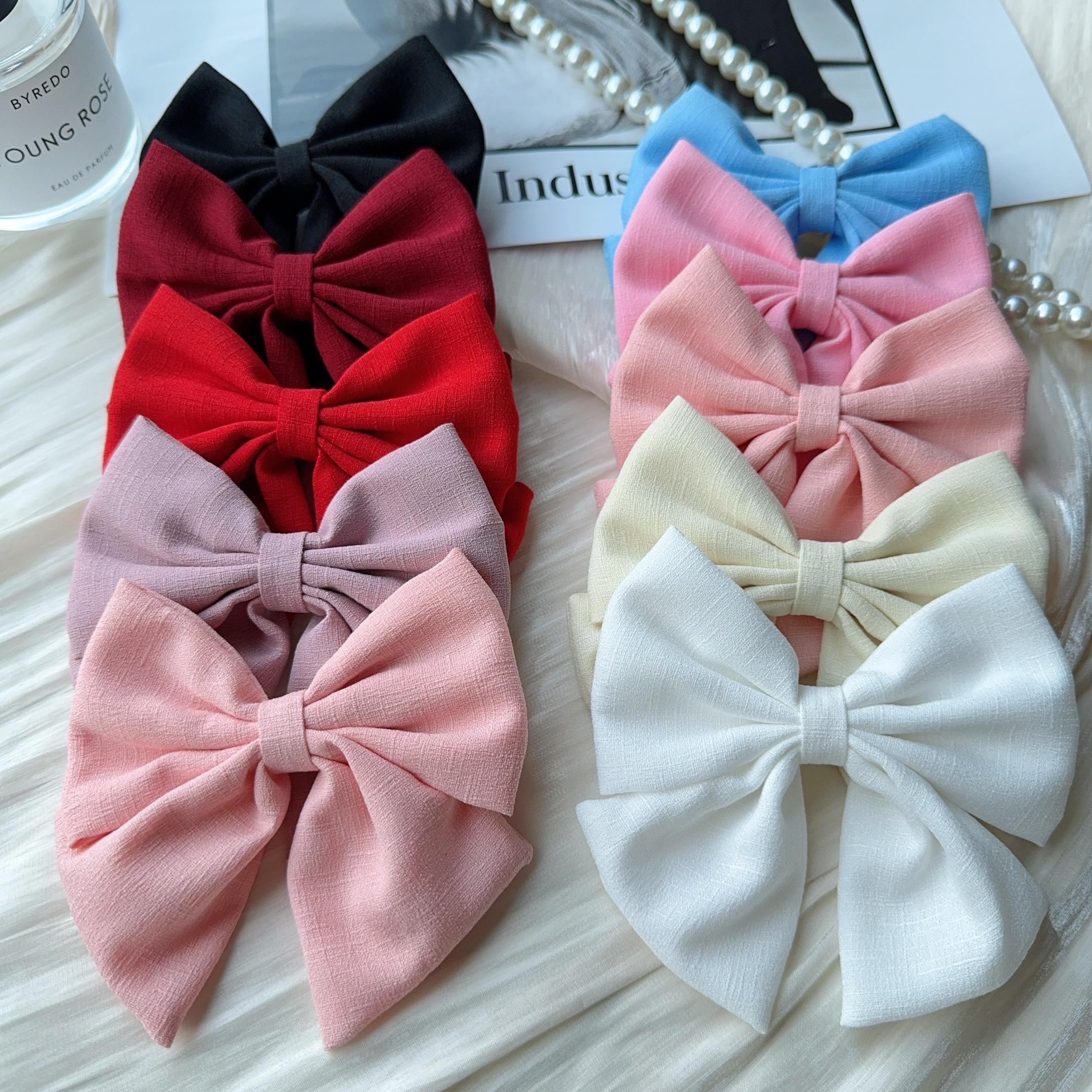 5PCS/Lot Solid Color Grosgrain Ribbon Hair Bows Boutique Hair Clip For Girls Hairgrips New Headwear Kids Hair Accessories Gift
5PCS/Lot Solid Color Grosgrain Ribbon Hair Bows Boutique Hair Clip For Girls Hairgrips New Headwear Kids Hair Accessories Gift