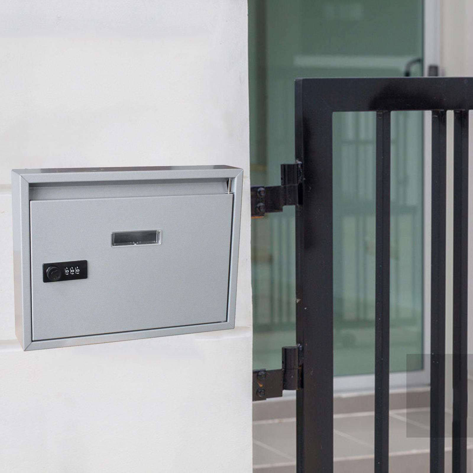 Mailbox 13.78x1.97x10.24 Post Secure Locking Mail Box Decor Gate Townhouse срібний
Mailbox 13.78x1.97x10.24 Post Secure Locking Mail Box Decor Gate Townhouse срібний