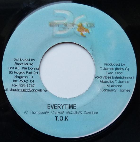 7inch Record T.O.K. - Everytime NONE Baby G Producti 2005 Jamaica Reggae, Ska & Dub Used
7inch Record T.O.K. - Everytime NONE Baby G Producti 2005 Jamaica Reggae, Ska & Dub Used