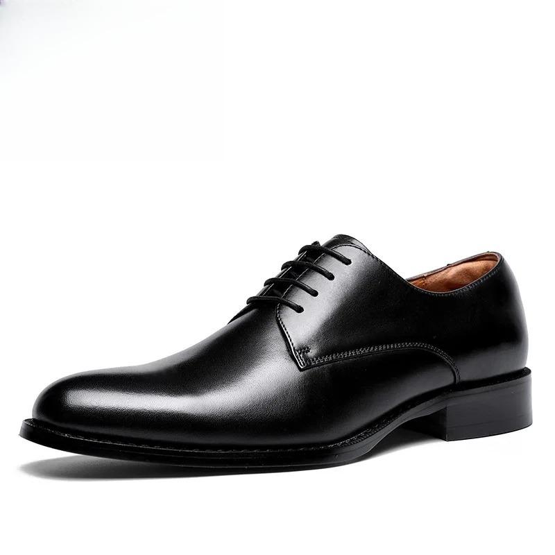 LUXSOLE Мужские туфли Дерби из натуральной кожи Деловые туфли для бренда Nan Footwear Мужская повседневная обувь Классические подарки 38
LUXSOLE Мужские туфли Дерби из натуральной кожи Деловые туфли для бренда Nan Footwear Мужская повседневная обувь Классические подарки 38