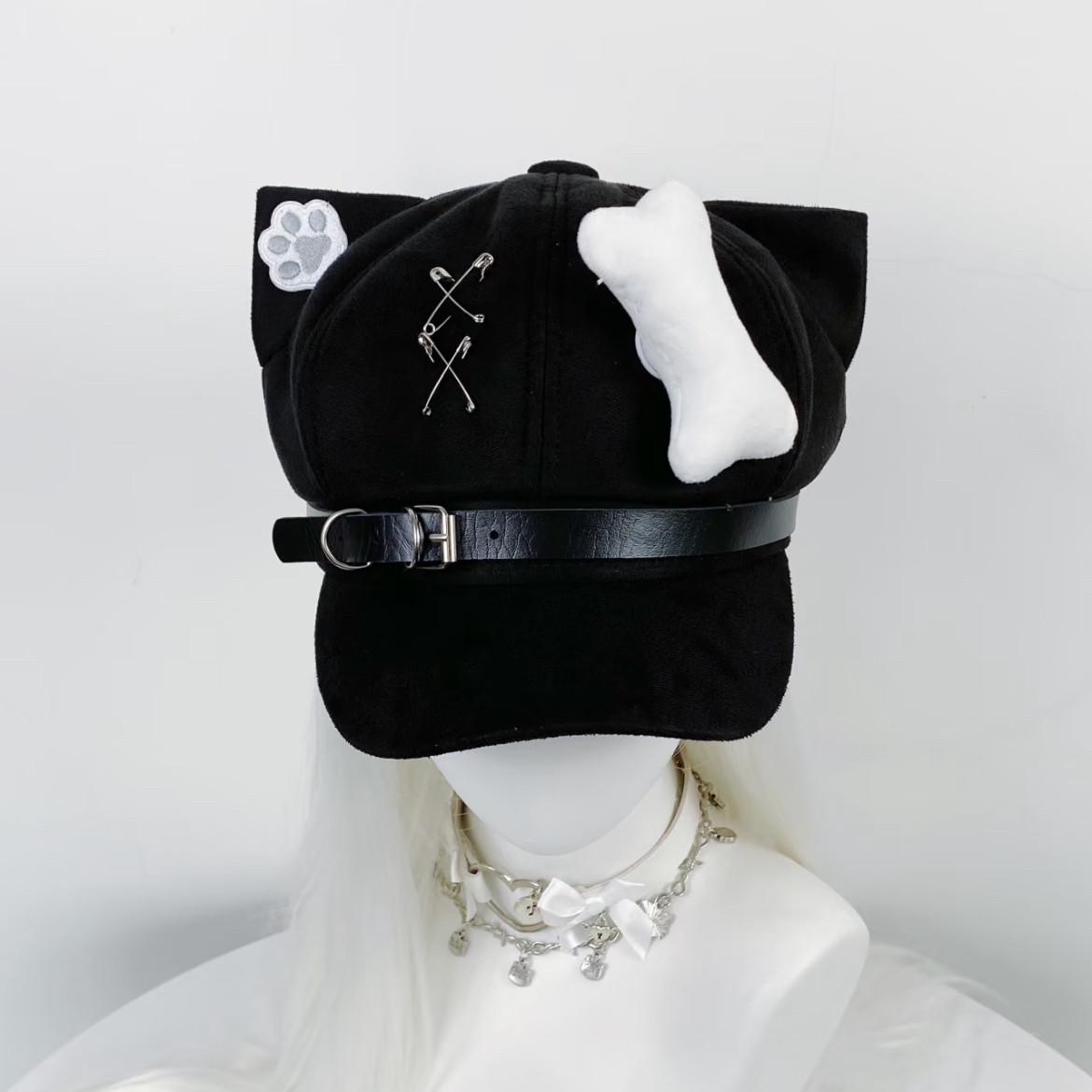 Y2k Millennial Hotties New Cute Bones Beret Cute Cat Ear Hat Subculture Beret Breathable Hats
Y2k Millennial Hotties New Cute Bones Beret Cute Cat Ear Hat Subculture Beret Breathable Hats