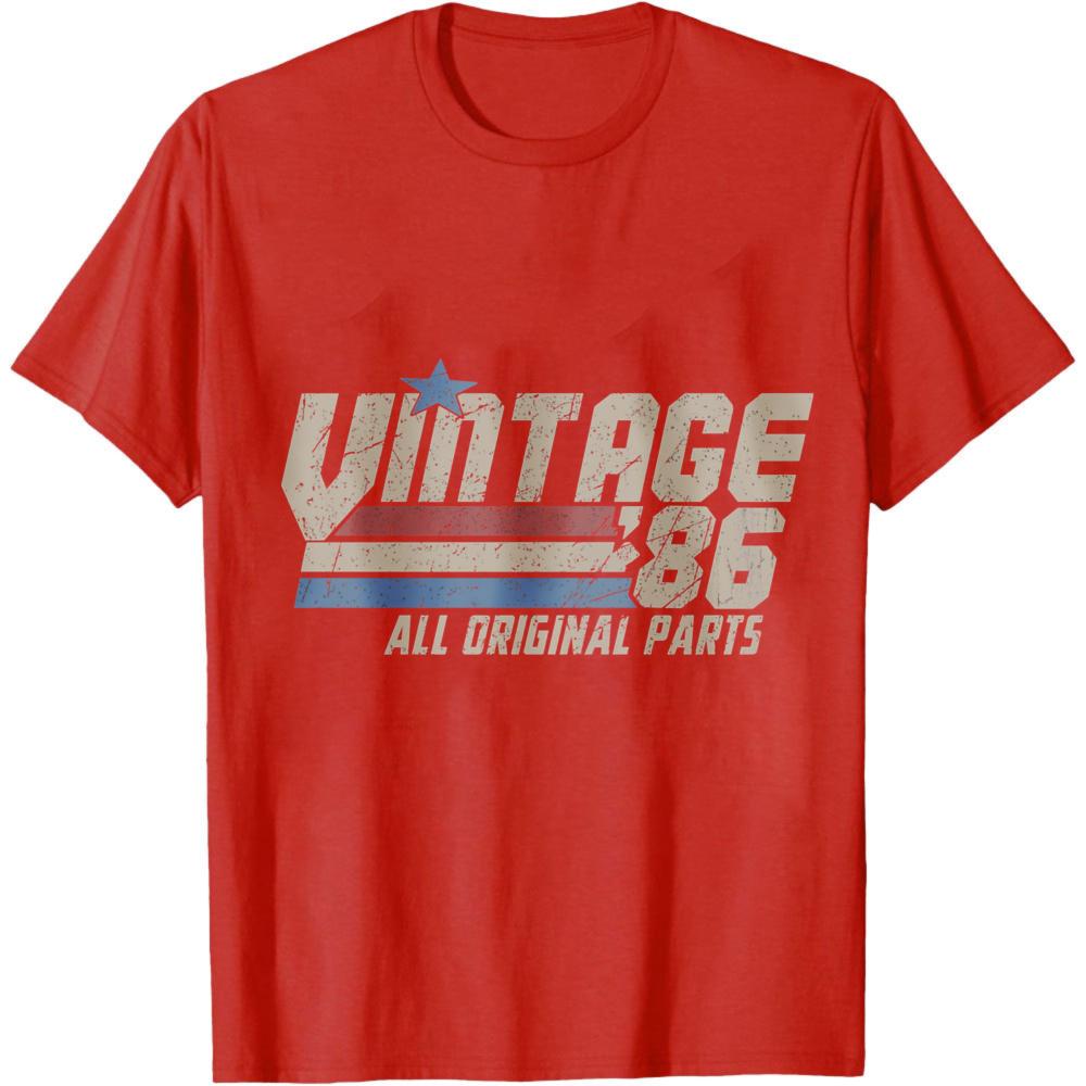 Vintage 86 All Original Parts Summer Men TShirt Retro American Style Casual Wear For Birthday Gift For Him S
Vintage 86 All Original Parts Summer Men TShirt Retro American Style Casual Wear For Birthday Gift For Him S
