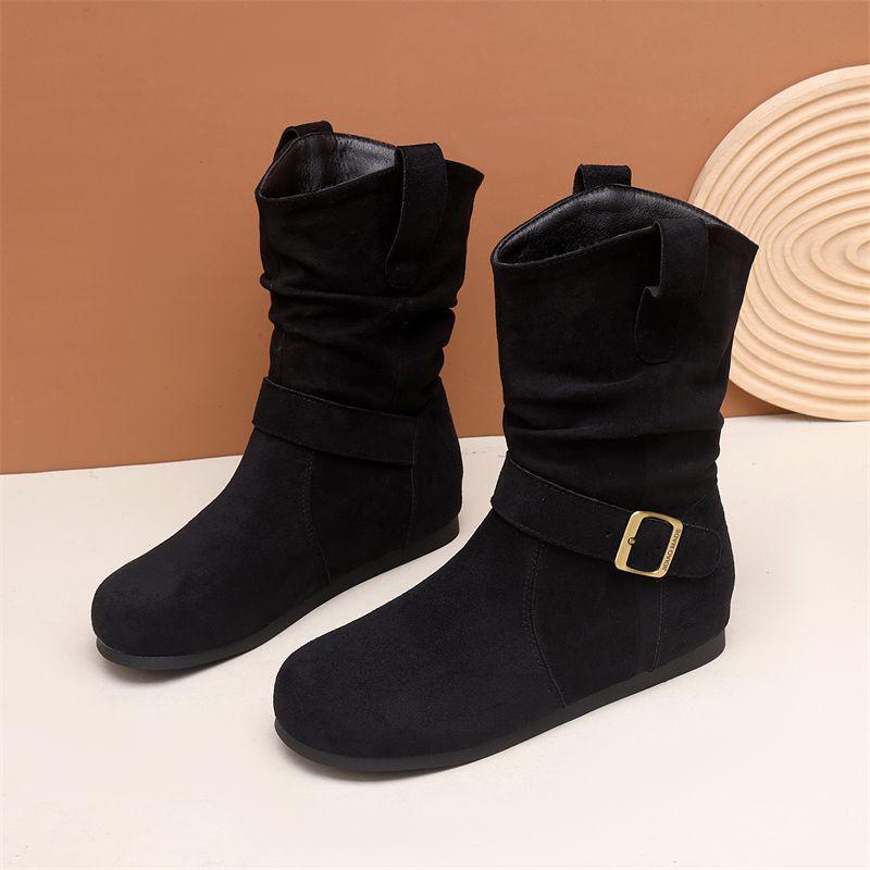 Женские ботинки Мартина на скрытой платформе Осень/Зима 2025 - Французские короткие ботинки с драпировкой 35
Женские ботинки Мартина на скрытой платформе Осень/Зима 2025 - Французские короткие ботинки с драпировкой 35