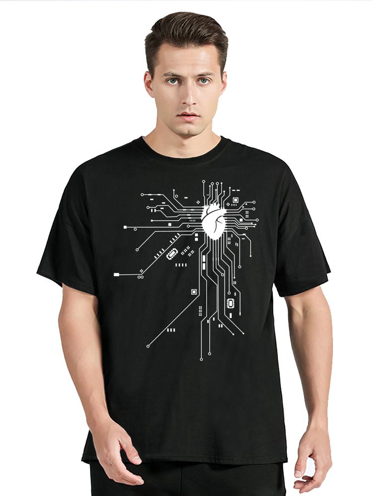CPU Processor Circuit Diagram T-Shirt Mens Clothing Oversized Summer T Shirt Circuit Board Funny Tops Fashion Tshirt O-neck T... 5XL різнокольоровий
CPU Processor Circuit Diagram T-Shirt Mens Clothing Oversized Summer T Shirt Circuit Board Funny Tops Fashion Tshirt O-neck T... 5XL різнокольоровий