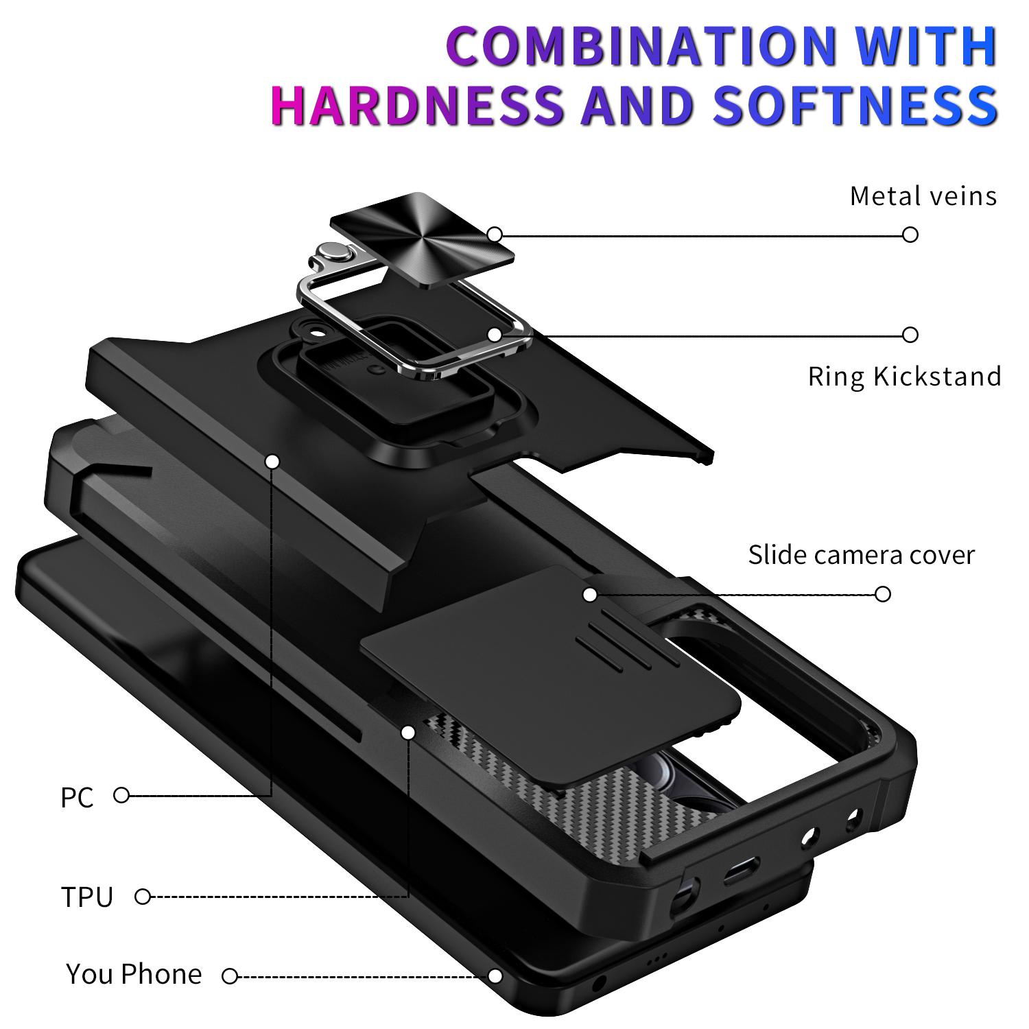 For Xiaomi Redmi Note 14 4G (163.25mm)/Note 14 5G Case Kickstand Slide Lens Lid PC+TPU Phone Cover with Card Slot Silver
For Xiaomi Redmi Note 14 4G (163.25mm)/Note 14 5G Case Kickstand Slide Lens Lid PC+TPU Phone Cover with Card Slot Silver