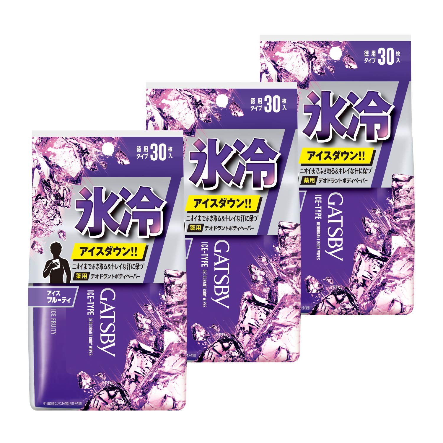 GATSBY Body Paper Ice Fruity антиперспирант дезодорант пот вытирание набор листов 30 листов x 3 шт для мужчин
GATSBY Body Paper Ice Fruity антиперспирант дезодорант пот вытирание набор листов 30 листов x 3 шт для мужчин