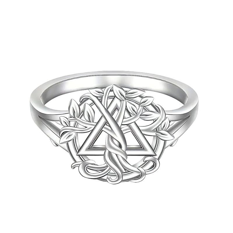Silver Plated Tree of Life Rings for Women Supernatural Triangle Ring Witch Amulet Couple Jewelry Gift 6
Silver Plated Tree of Life Rings for Women Supernatural Triangle Ring Witch Amulet Couple Jewelry Gift 6