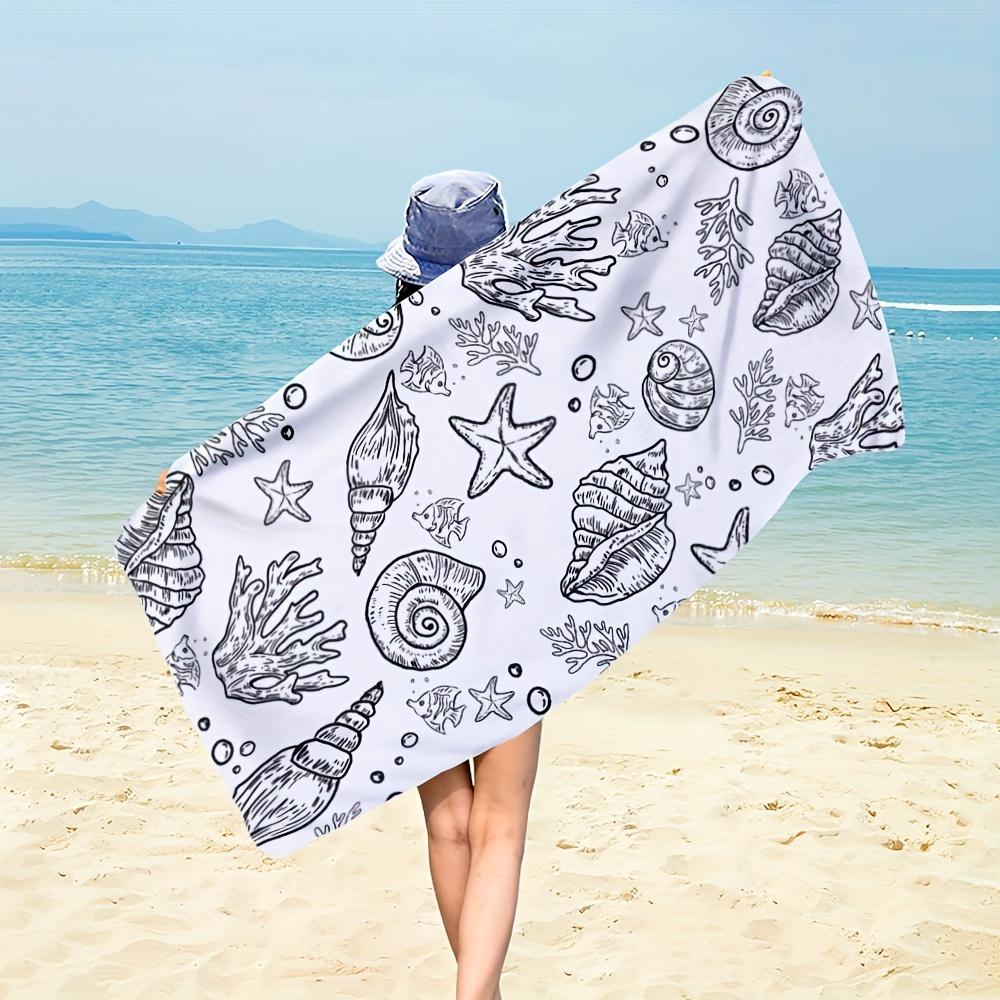 Starfish Seashell Coral Pattern Beach Towel Quick Drying Absorbent Beach Towel Microfiber Lightweight Beach Towel W30*H60(CM)
Starfish Seashell Coral Pattern Beach Towel Quick Drying Absorbent Beach Towel Microfiber Lightweight Beach Towel W30*H60(CM)