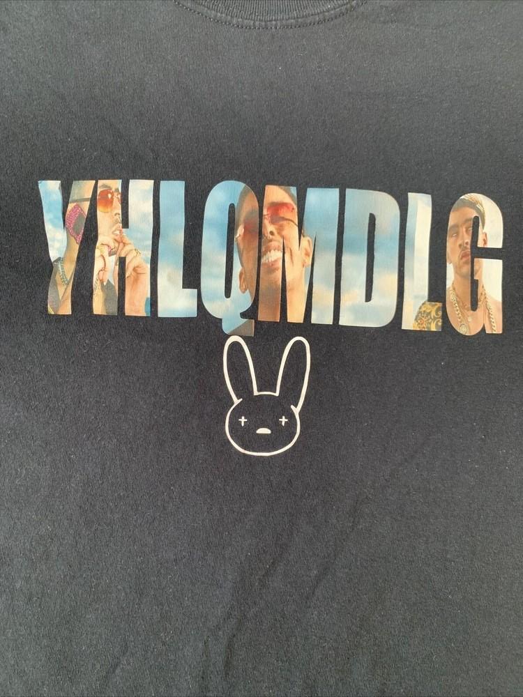 New Rare bad bunny yhlqmdlg Gift For Fans Black S235XL TShirt LL114 Unisex T-Shirt XXL
New Rare bad bunny yhlqmdlg Gift For Fans Black S235XL TShirt LL114 Unisex T-Shirt XXL