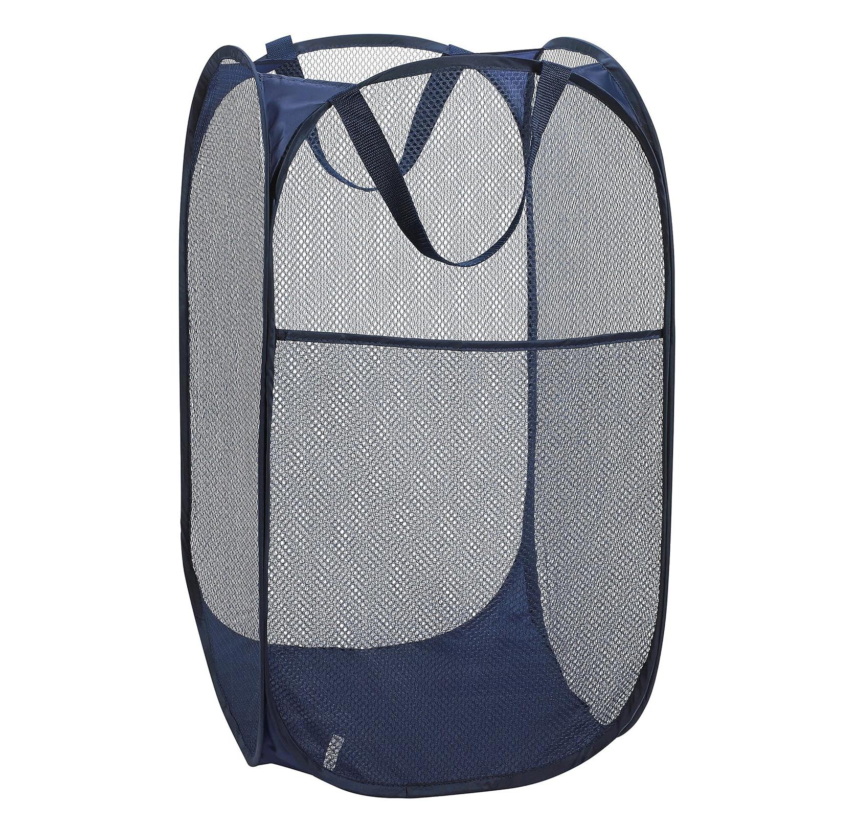 Удобная складная сетчатая корзина для стирки белья 36*36*58 см, темно-синяя
Удобная складная сетчатая корзина для стирки белья 36*36*58 см, темно-синяя