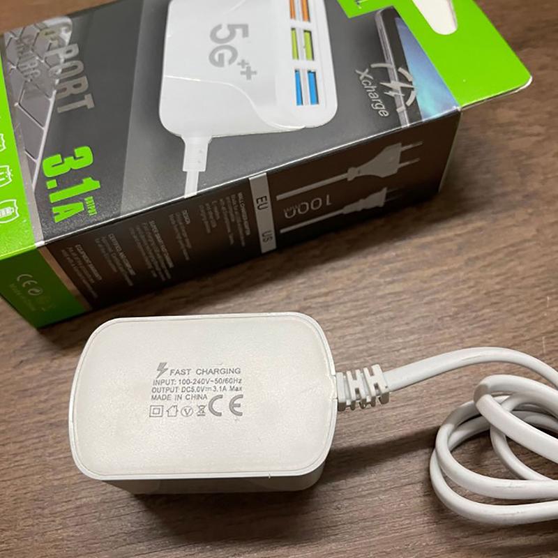 Телефон Зарядний пристрій USB Подовжувач живлення Багатофункціональний Швидка зарядка 6 портів USB Mini Extension Розетка Концентратор Спліттер 1 Pcs
Телефон Зарядний пристрій USB Подовжувач живлення Багатофункціональний Швидка зарядка 6 портів USB Mini Extension Розетка Концентратор Спліттер 1 Pcs