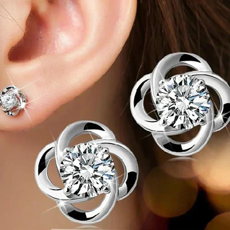 Temperament Sweet Women Earrings for Engagement Wedding Accessories Paved White CZ Fashion Ear Zircon 2026 Wholesale
Temperament Sweet Women Earrings for Engagement Wedding Accessories Paved White CZ Fashion Ear Zircon 2026 Wholesale