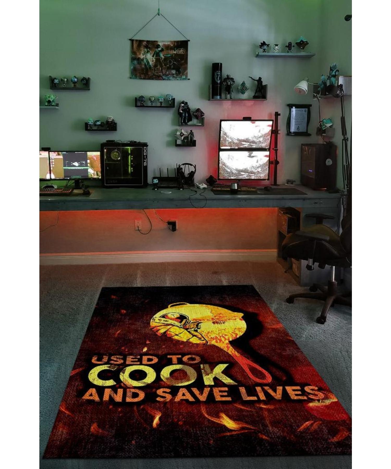 Life Saving Pan Woven Base Washable Non-Slip Gamer Rug
Life Saving Pan Woven Base Washable Non-Slip Gamer Rug