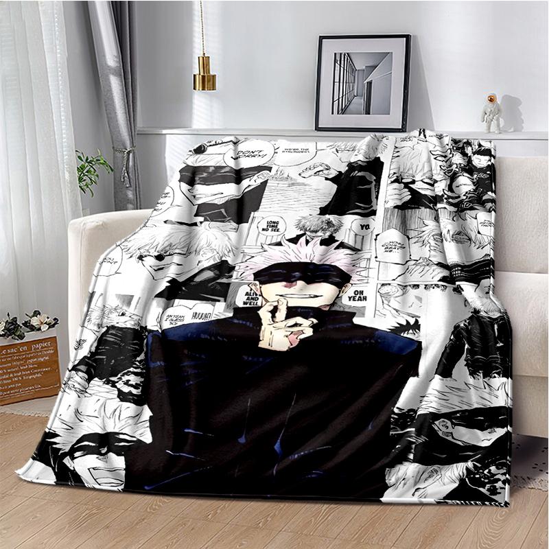J-Jujutsu Kaisen Cartoon Anime Throws Blanket Kids Super Soft Blankt for Sofa Travel Couch Picnic Flannel Blanket Birthday Gift 75x90cm
J-Jujutsu Kaisen Cartoon Anime Throws Blanket Kids Super Soft Blankt for Sofa Travel Couch Picnic Flannel Blanket Birthday Gift 75x90cm