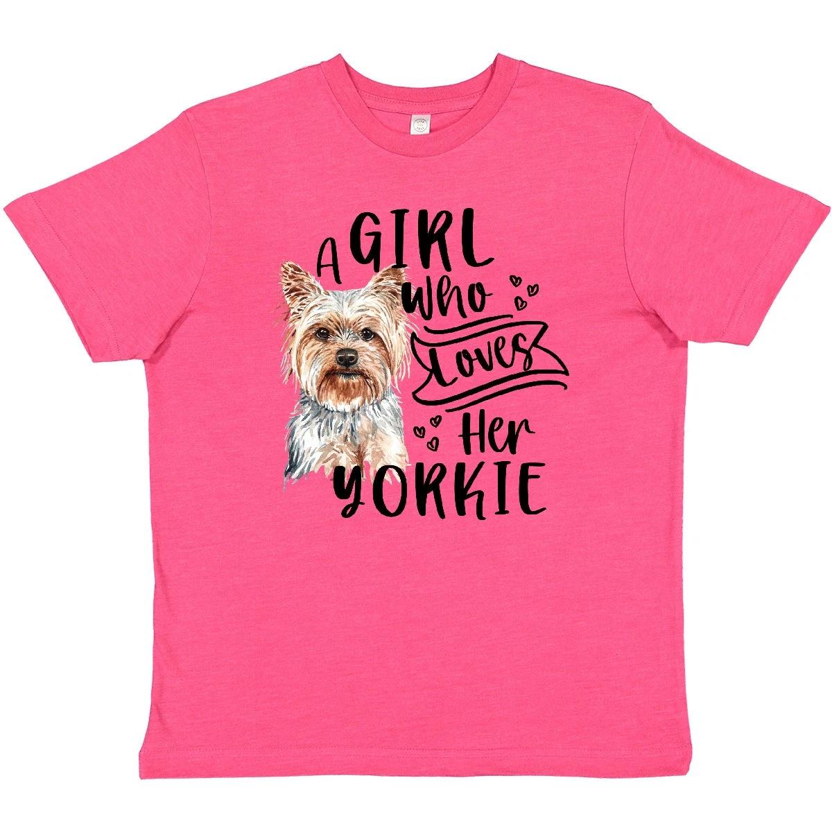 Inktastic A Girl Who Loves Her Yorkie Youth T-Shirt Animals Dog Yorkshire Lover 100
Inktastic A Girl Who Loves Her Yorkie Youth T-Shirt Animals Dog Yorkshire Lover 100