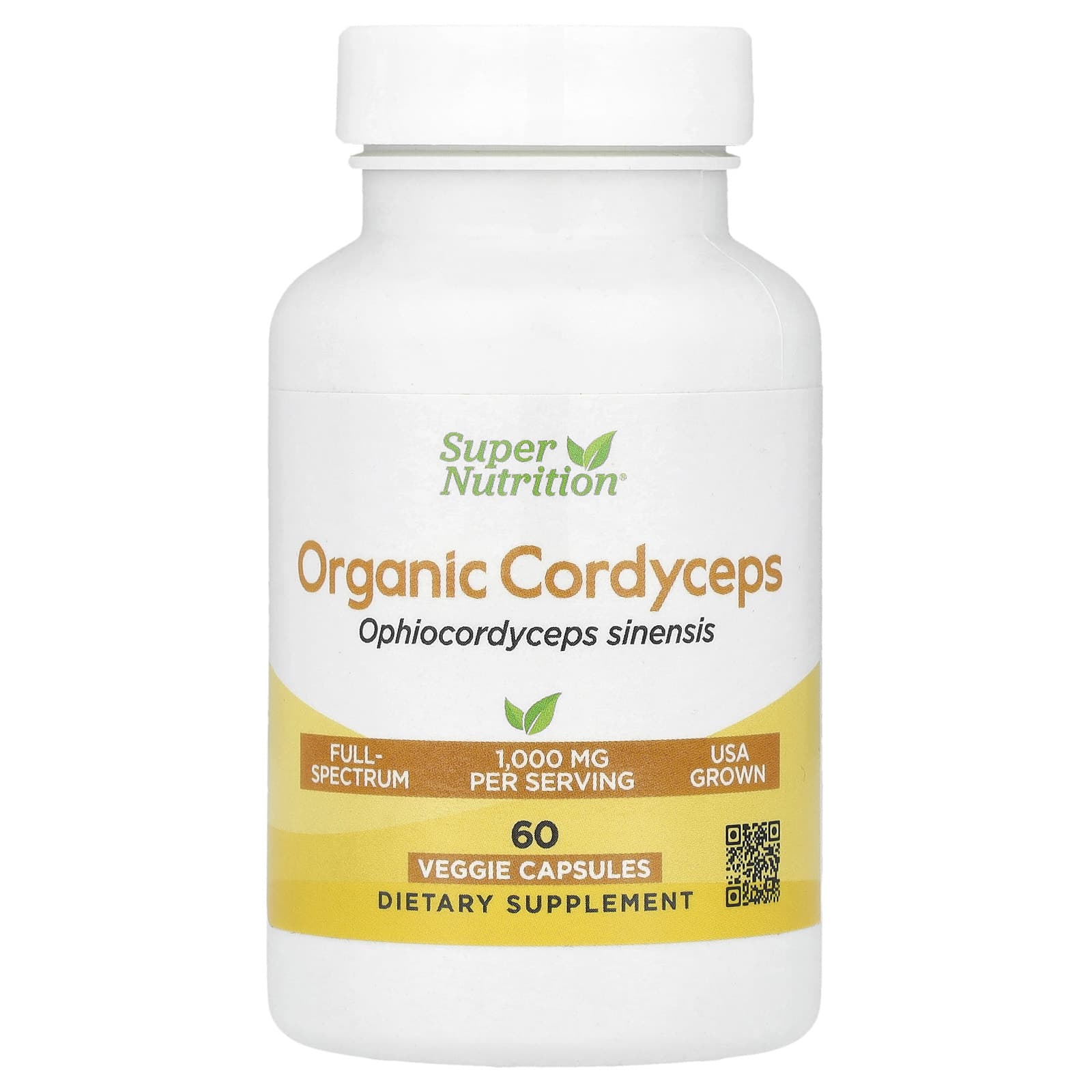 Super Nutrition, органічний кордицепс, 1 г, 60 овочевих капсул (0,5 г на капсулу)
Super Nutrition, органічний кордицепс, 1 г, 60 овочевих капсул (0,5 г на капсулу)