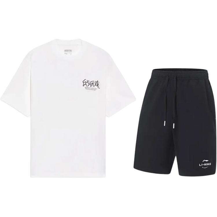 Li Ning Bing Bu Yan Zha Футболка пуловер с круглым вырезом и короткими рукавами с принтом, модная, трендовая, универсальная, шорты, повседневный спортивный костюм YHSV281-1+AKST543-3 2XL
Li Ning Bing Bu Yan Zha Футболка пуловер с круглым вырезом и короткими рукавами с принтом, модная, трендовая, универсальная, шорты, повседневный спортивный костюм YHSV281-1+AKST543-3 2XL