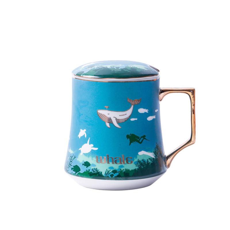 350ML Personalized Mermaid Couple Mug With Lid And Spoon Creative Ceramic Crown Cup Gift For Mens and Womens 301-400ml
350ML Personalized Mermaid Couple Mug With Lid And Spoon Creative Ceramic Crown Cup Gift For Mens and Womens 301-400ml