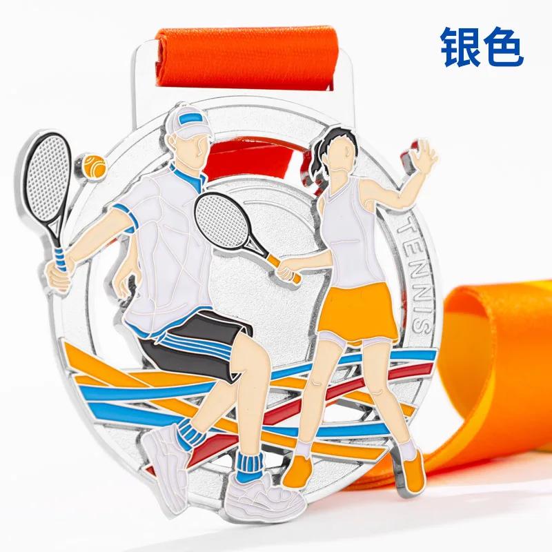 Customization Metal Tennis Baked Paint Medal Sports Meeting Children s School Souvenirs Award Hanging Around the Neck Decor, 3Pc
Customization Metal Tennis Baked Paint Medal Sports Meeting Children s School Souvenirs Award Hanging Around the Neck Decor, 3Pc