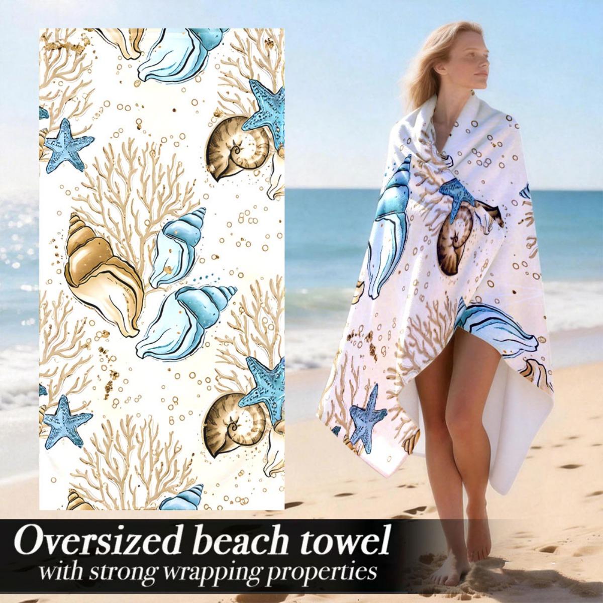 Extra Large Luxury Oversized Beach Towel | Lightweight Plush Absorbent Microfiber Towel With Strong Wrapping Properties, Suitabl W40*H60(CM)
Extra Large Luxury Oversized Beach Towel | Lightweight Plush Absorbent Microfiber Towel With Strong Wrapping Properties, Suitabl W40*H60(CM)