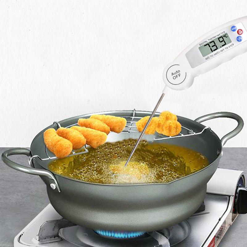 Складной термометр для напитков, измерительный прибор для кухни, масла, кофе, барбекю, молока, воды, барбекю, цифровой термометр для мяса белый
Складной термометр для напитков, измерительный прибор для кухни, масла, кофе, барбекю, молока, воды, барбекю, цифровой термометр для мяса белый