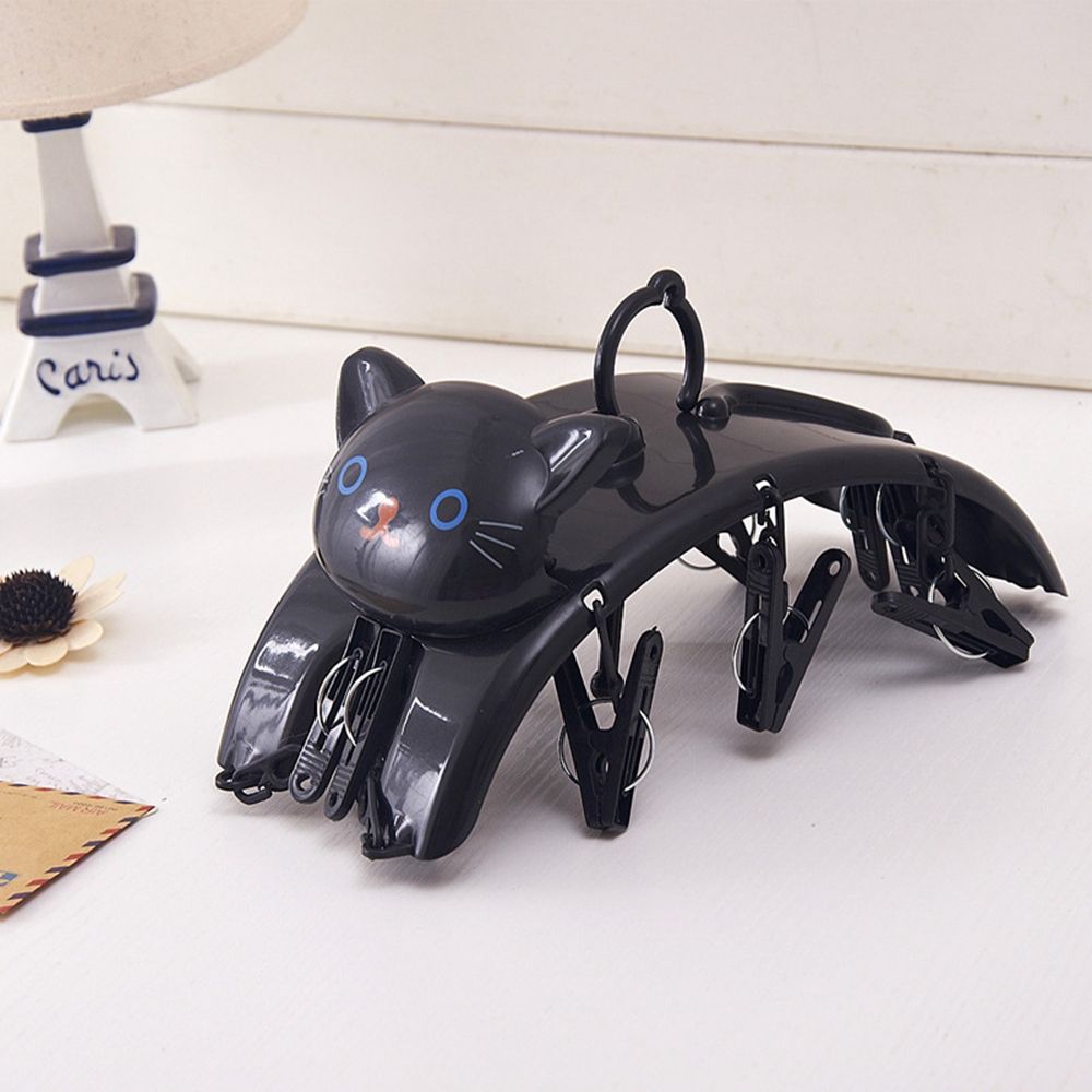 Cat Shape for Underwear, Baby Clothes Laundry Supplies Clothes Storage Drying Rack Underwear Hanger чёрный
Cat Shape for Underwear, Baby Clothes Laundry Supplies Clothes Storage Drying Rack Underwear Hanger чёрный