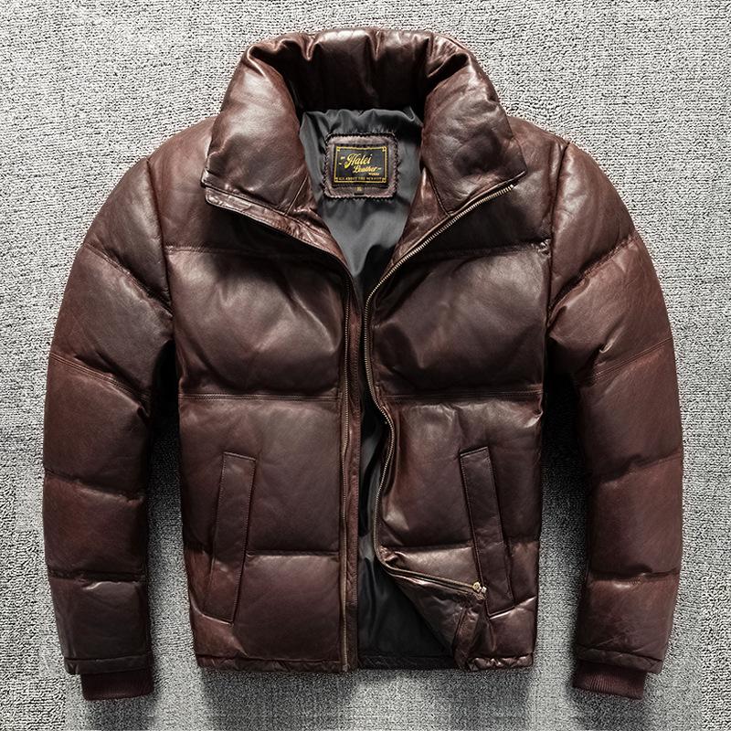 Top Layer Sheepskin Down Jacket Short Warm Men s Standing Collar Versatile Casual Genuine Leather Leather Jacket Winter Jacket 5XL
Top Layer Sheepskin Down Jacket Short Warm Men s Standing Collar Versatile Casual Genuine Leather Leather Jacket Winter Jacket 5XL