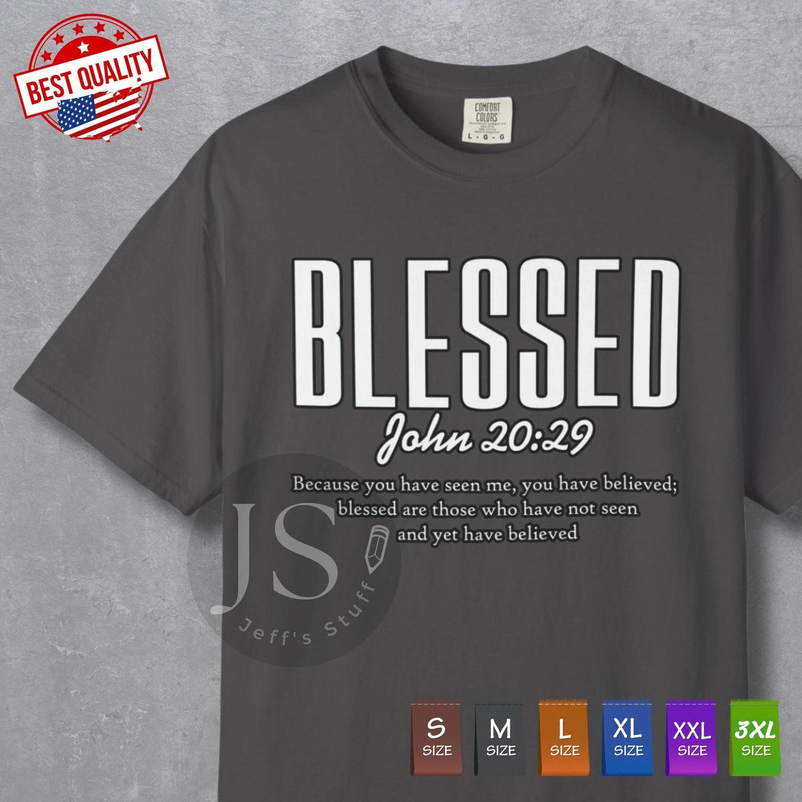 BLESSED Comfort Colors T-shirt, Religious Bible Verse T-shirt, Great Gift M
BLESSED Comfort Colors T-shirt, Religious Bible Verse T-shirt, Great Gift M