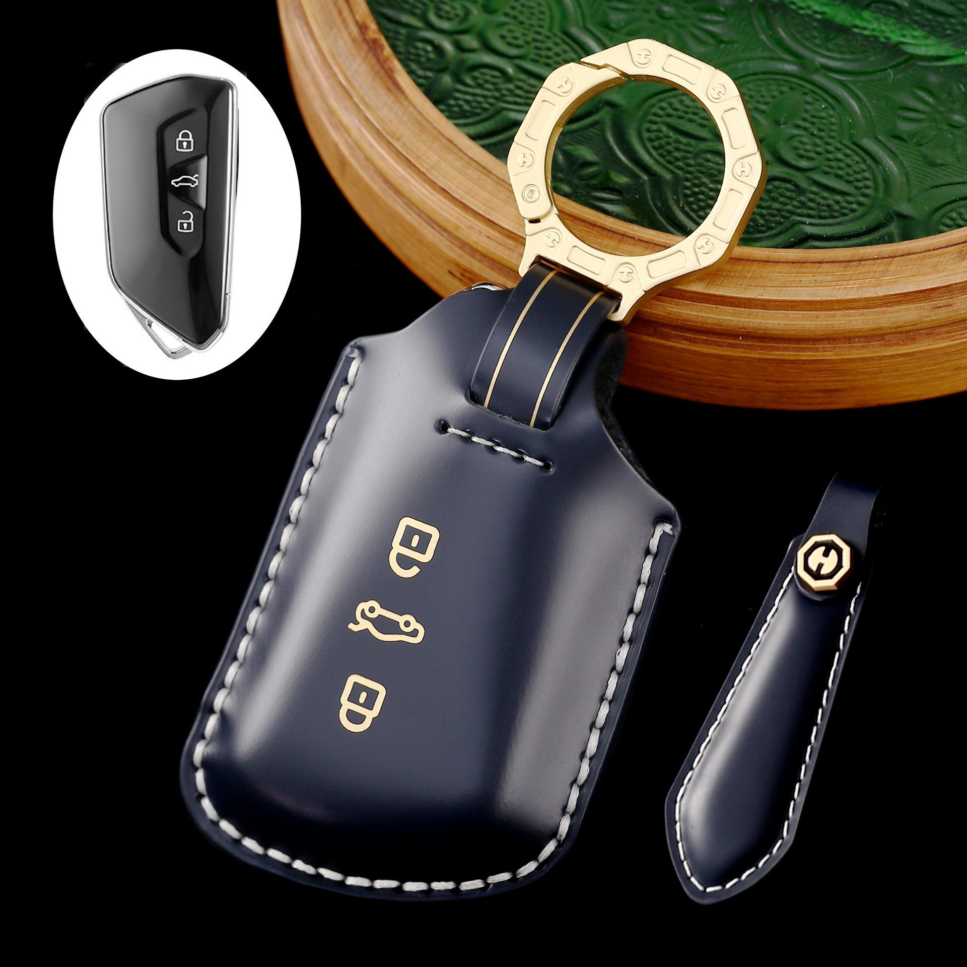 Car key bag is suitable for Volkswagen Golf ID3 Touon ID4 Langjing leather high-end leather case
Car key bag is suitable for Volkswagen Golf ID3 Touon ID4 Langjing leather high-end leather case