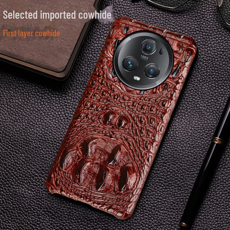 Honor Magic5 Pro Crocodile Skull Leather Protective Case - Ultimate Edition Honor Magic 5 коричневий
Honor Magic5 Pro Crocodile Skull Leather Protective Case - Ultimate Edition Honor Magic 5 коричневий