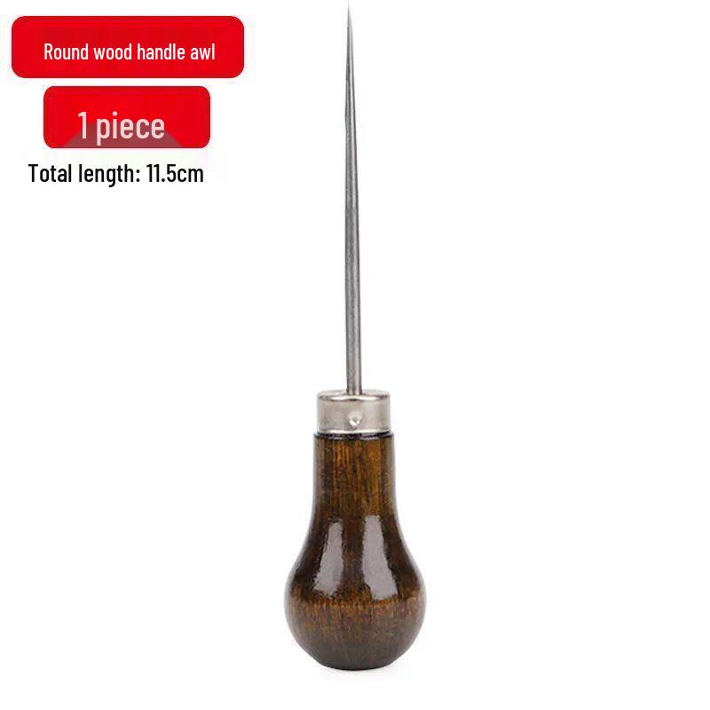 Old-Fashioned Wood Handle Needle Awl - Fine Threading & Punching Tool
Old-Fashioned Wood Handle Needle Awl - Fine Threading & Punching Tool