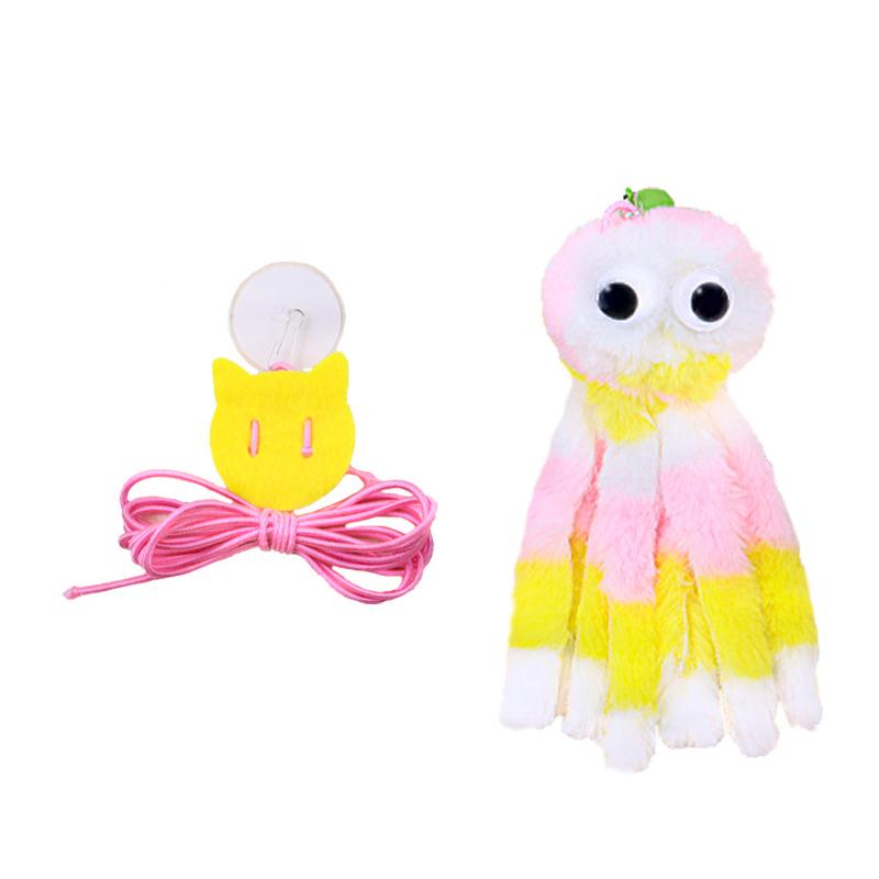 Fashion hanging sound octopus cat toys to relieve boredom and self-exciting plush octopus elastic rope teasing cat stick pet toy
Fashion hanging sound octopus cat toys to relieve boredom and self-exciting plush octopus elastic rope teasing cat stick pet toy