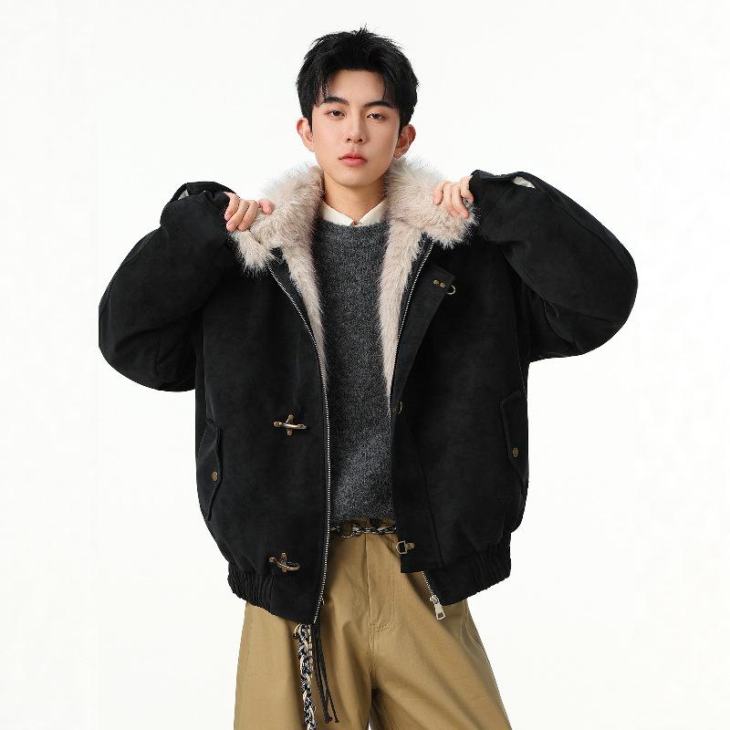 Men s Winter Warm Eagle Buckle Cotton Jacket - Thick, Loose, Casual Style L чёрный
Men s Winter Warm Eagle Buckle Cotton Jacket - Thick, Loose, Casual Style L чёрный